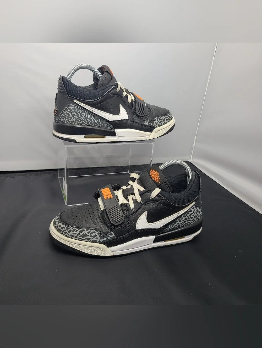 Nike Air Jordan Legacy 312 Low CD9054-018 Black White Wolf Grey kids Size 6.5Y
